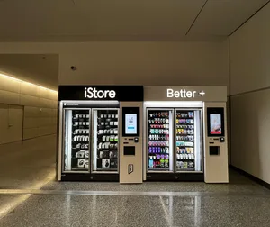 Better+ and iStore vending machines