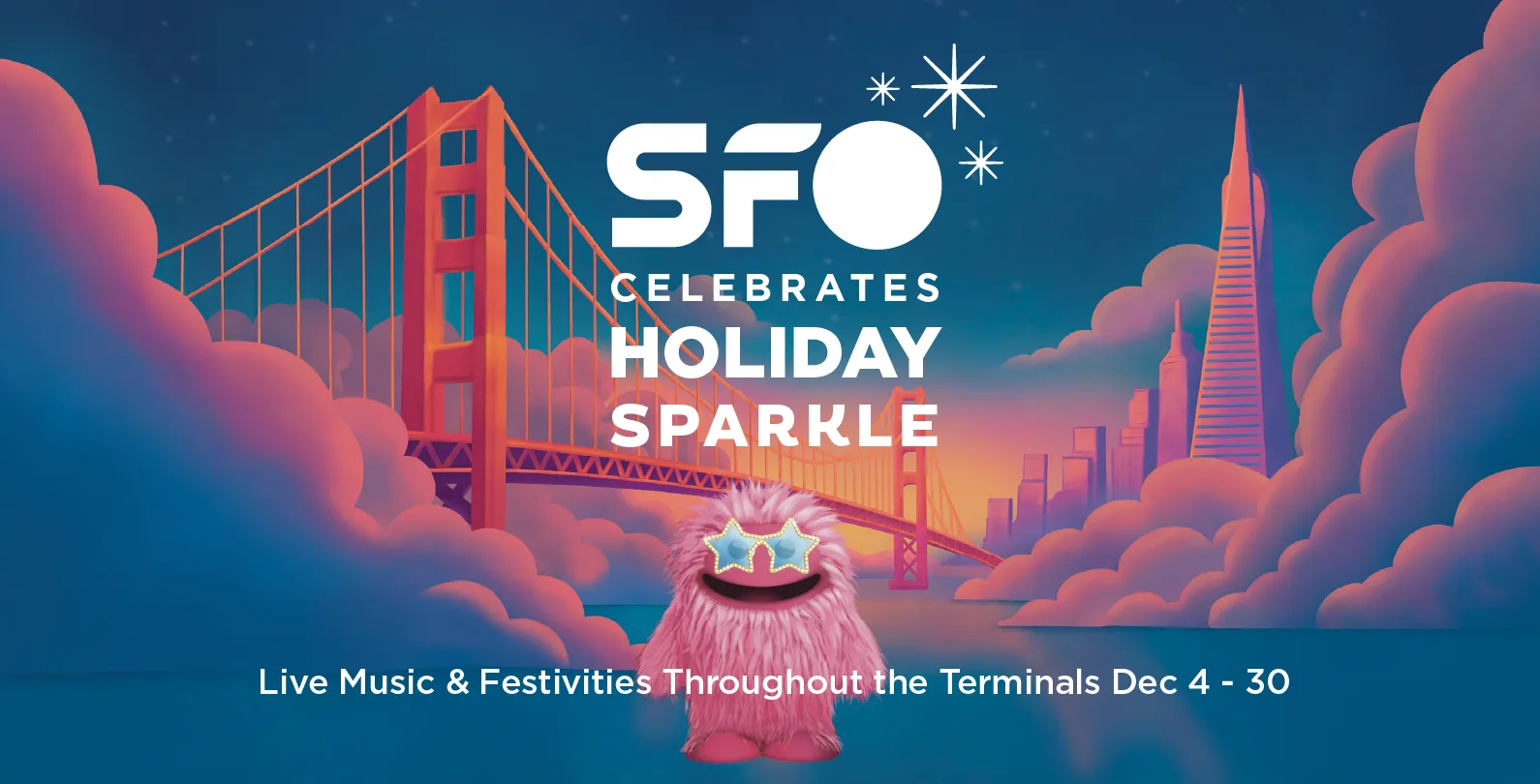 SFO Holiday Celebration in the Terminals