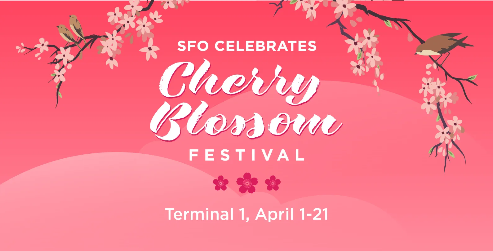 SFO Celebrates Cherry Blossom Festival Graphic